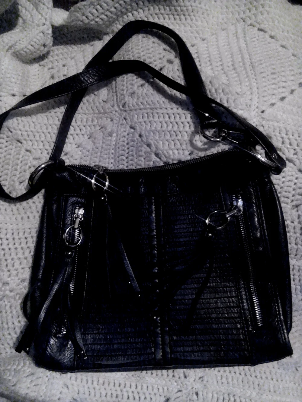 B MAXOWSKY Black Hand/Shoulder Bag